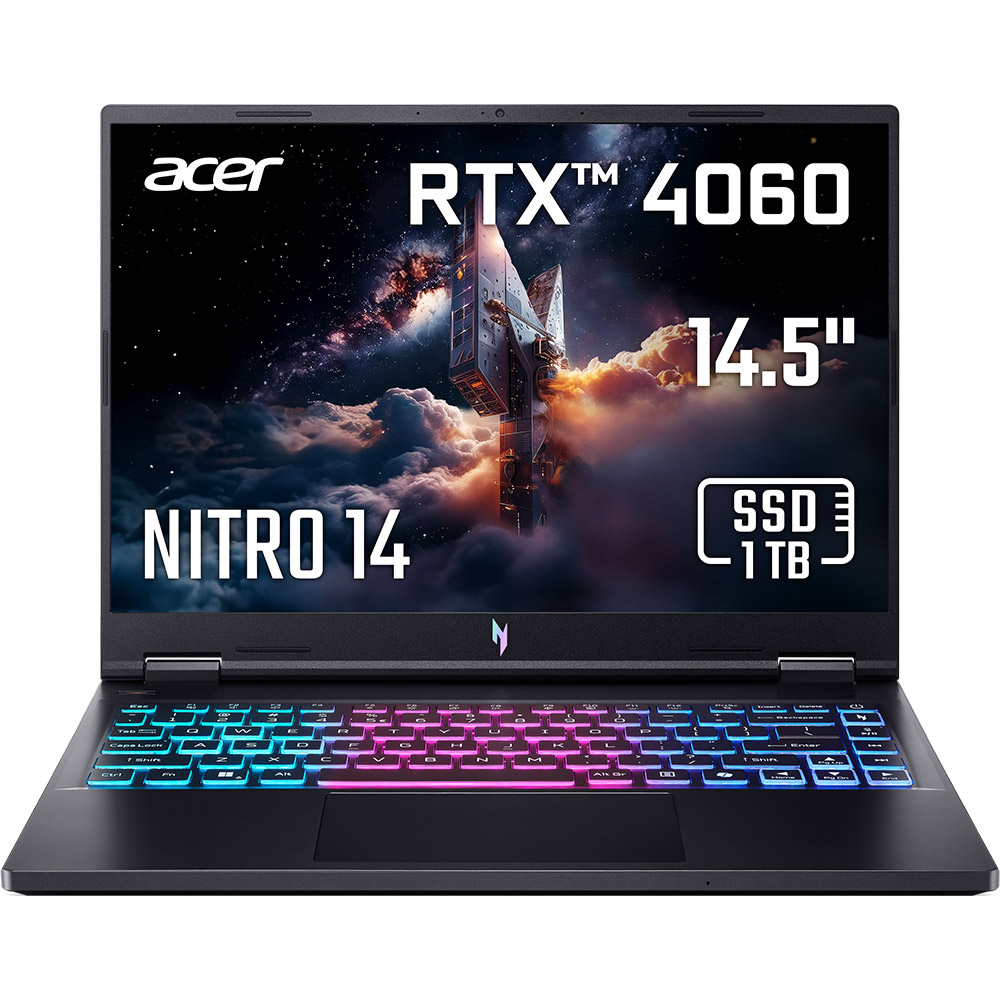Ігровий ноутбук ACER Nitro 14 AN14-41-R68S Black (NH.QSSEU.004)