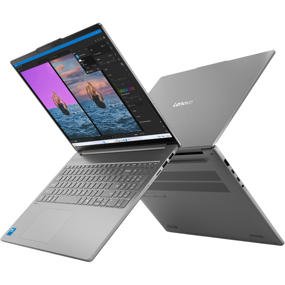 Внешний вид Ноутбук LENOVO IdeaPad Slim 5 16IRH10 Luna Grey (83HS008HRA)