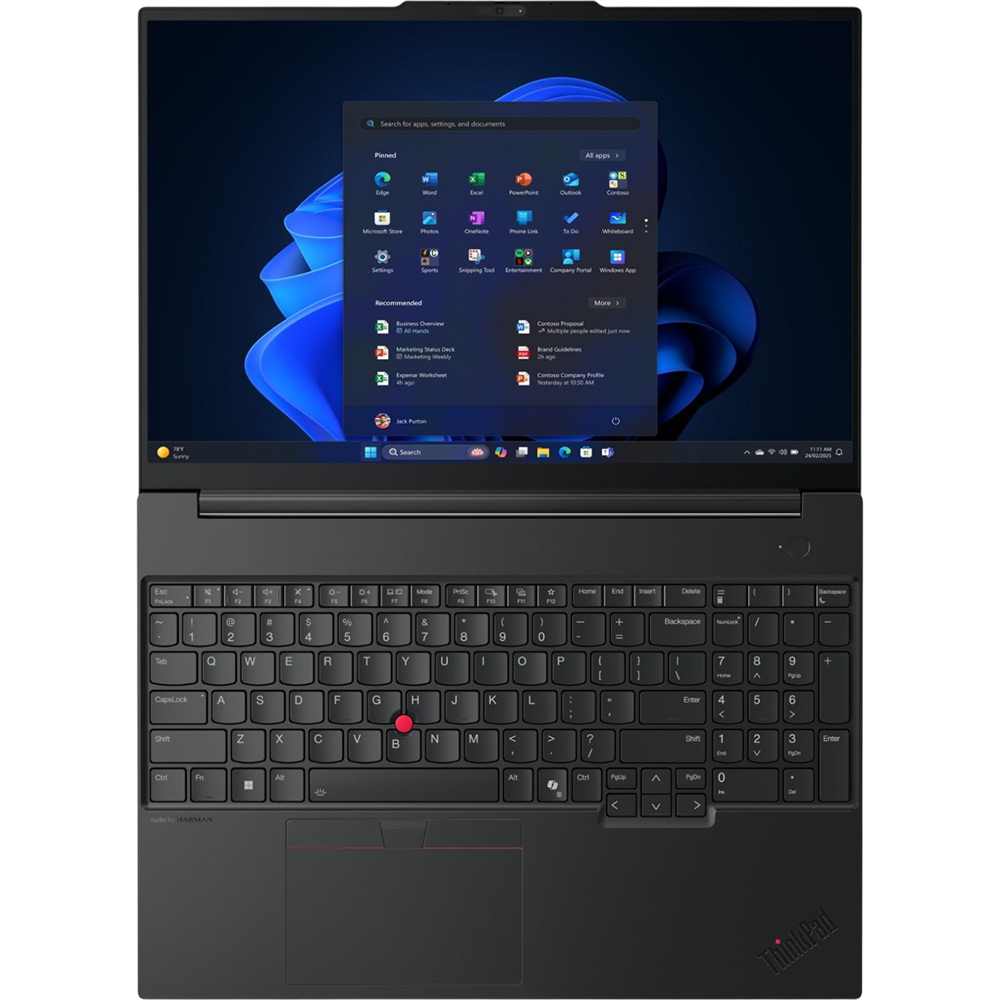 Ноутбук Lenovo ThinkPad E16 Gen 3 Black (21TGS08J00) Тип матриці IPS