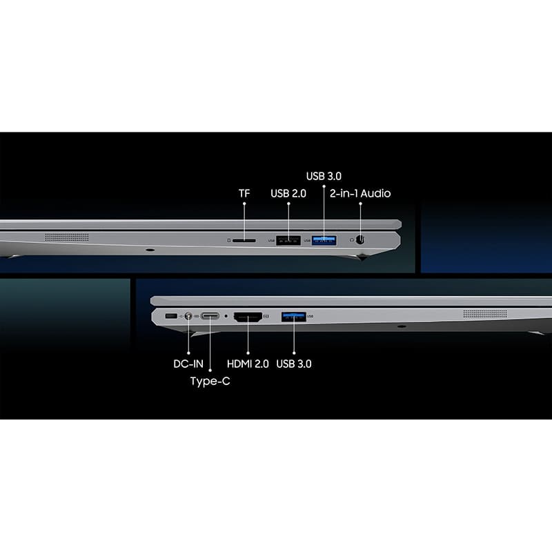 В Фокстрот Ноутбук BLACKVIEW AceBook 8 N150 Gunmetal Grey (6931548325772)