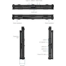 Ноутбук VINGA Scout X14A Black (X14A-123516512BWP)