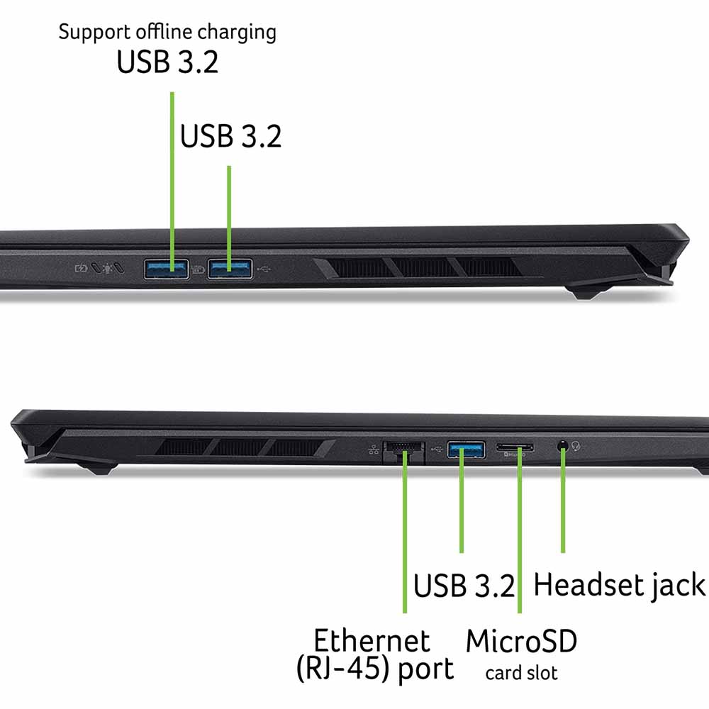 В Украине Ноутбук ACER Nitro V 16S AI ANV16S-61-R9MB Obsidian Black (NH.QXNEU.004)