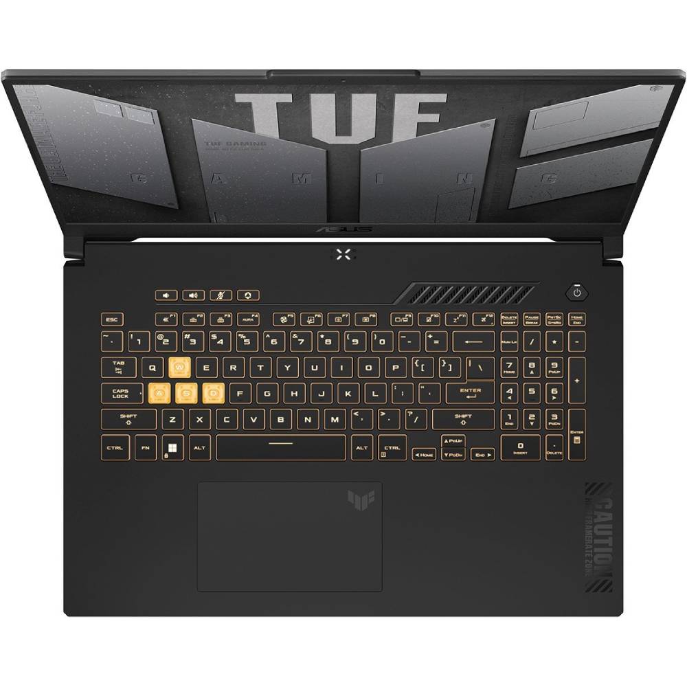 Внешний вид Ноутбук ASUS TUF Gaming F17 FX707VJB-HX094 Mecha Gray (90NR0MY5-M003J0)