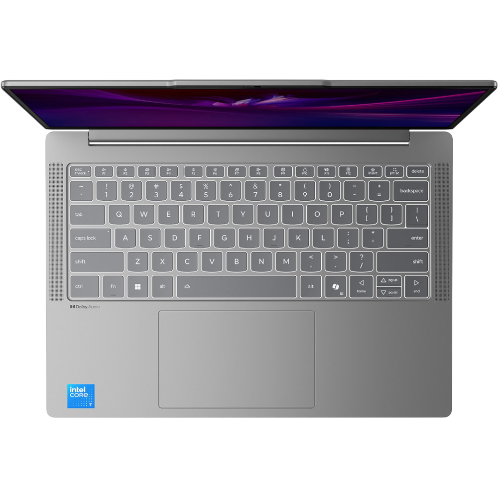 В Фокстрот Ноутбук LENOVO IdeaPad Slim 5 14IRH10 Luna Grey (83HR00BNRA)