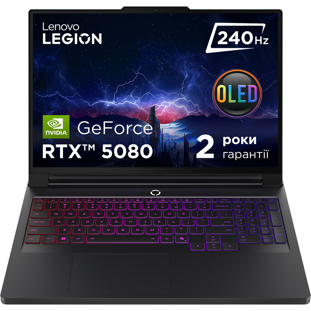 Ноутбук LENOVO Legion Pro 7 16IAX10H Eclipse Black (83F500GKRA)