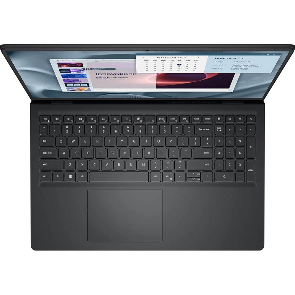 Ноутбук DELL Pro 15 Essential Carbon Black (PV15255MDO851UA_UBU) Диагональ дисплея 15.6