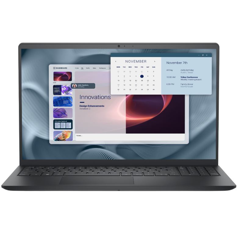 Ноутбук DELL Pro 15 Essential Carbon Black (PV15250RPLU005UA_W11H) Діагональ дисплея 15.6