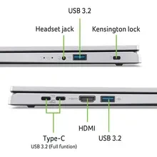 Ноутбук ACER Aspire Go 15 AG15-72P-503U Silver (NX.JSVEU.005)