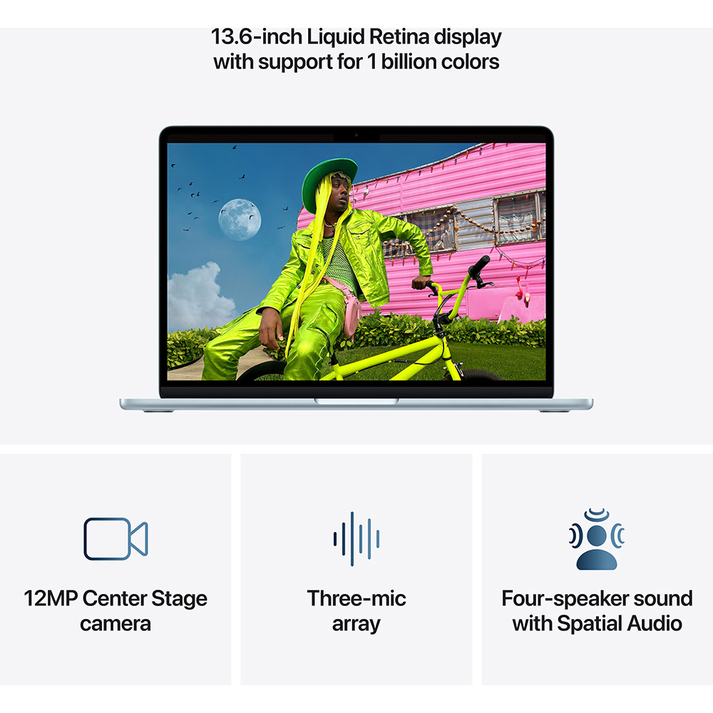 Ноутбук APPLE MacBook Air 13' M5 16GB/1TB Sky Blue (MDHJ4UA/A) Модель процессора Apple M5