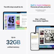 Ноутбук APPLE MacBook Air 15' M5 16GB/1TB Midnight (MDVK4UA/A)