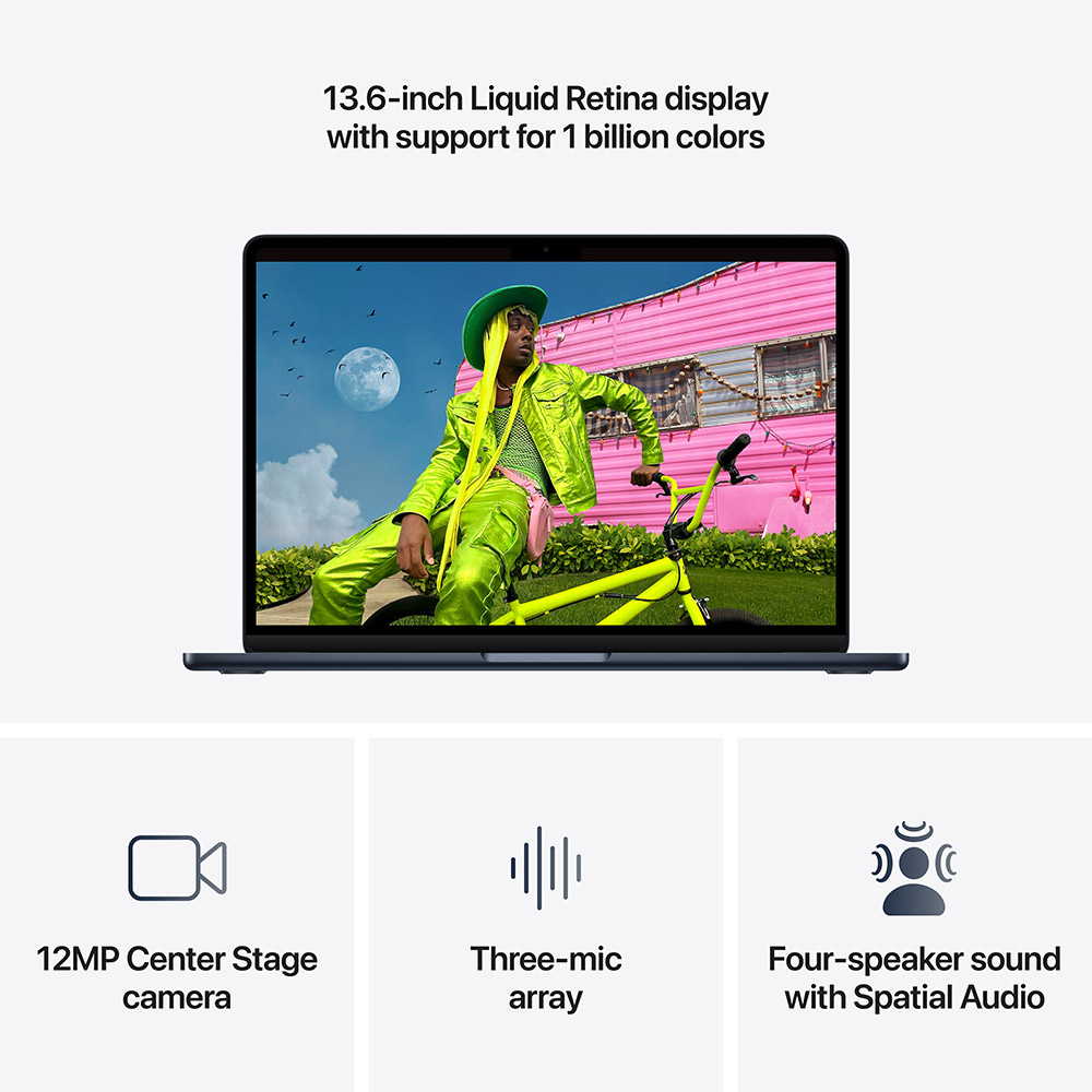 Ноутбук APPLE MacBook Air 13' M5 16GB/1TB Midnight (MDHF4UA/A) Разрешение дисплея 2560 х 1664