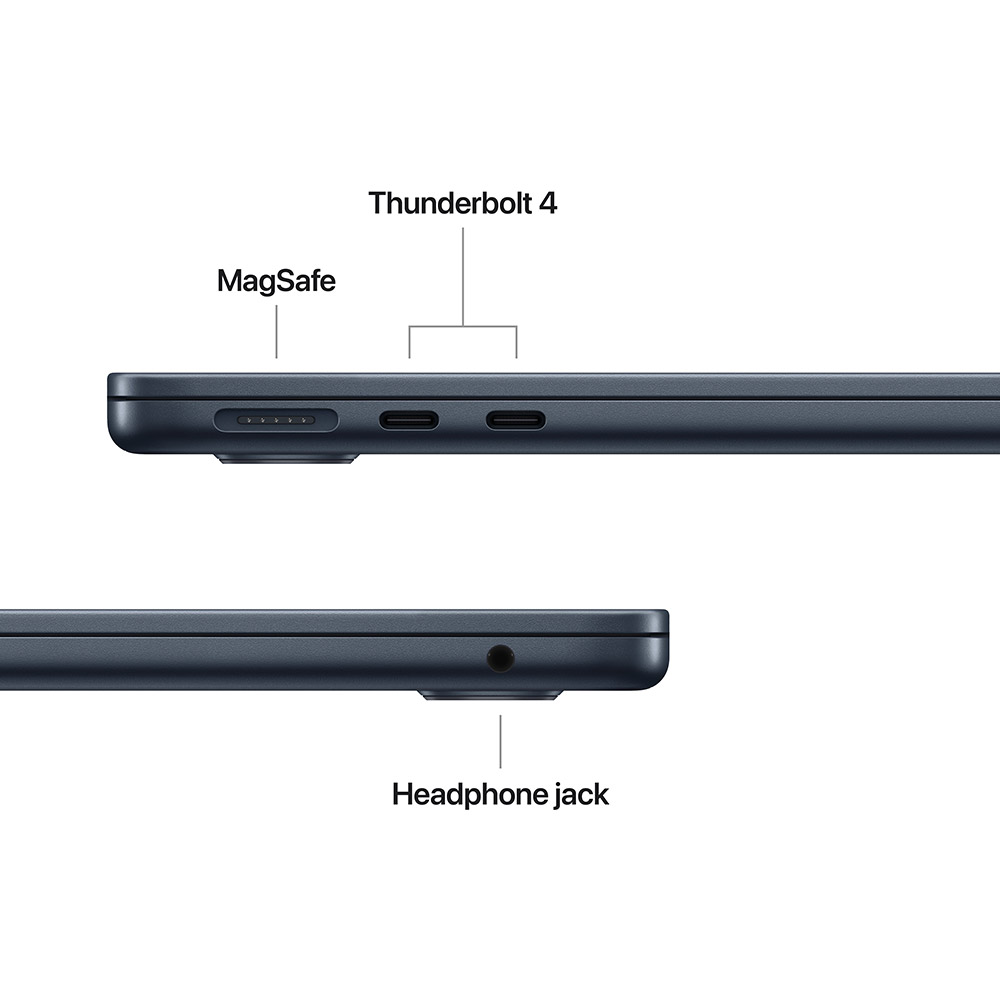 Внешний вид Ноутбук APPLE MacBook Air 13' M5 16GB/1TB Midnight (MDHF4UA/A)