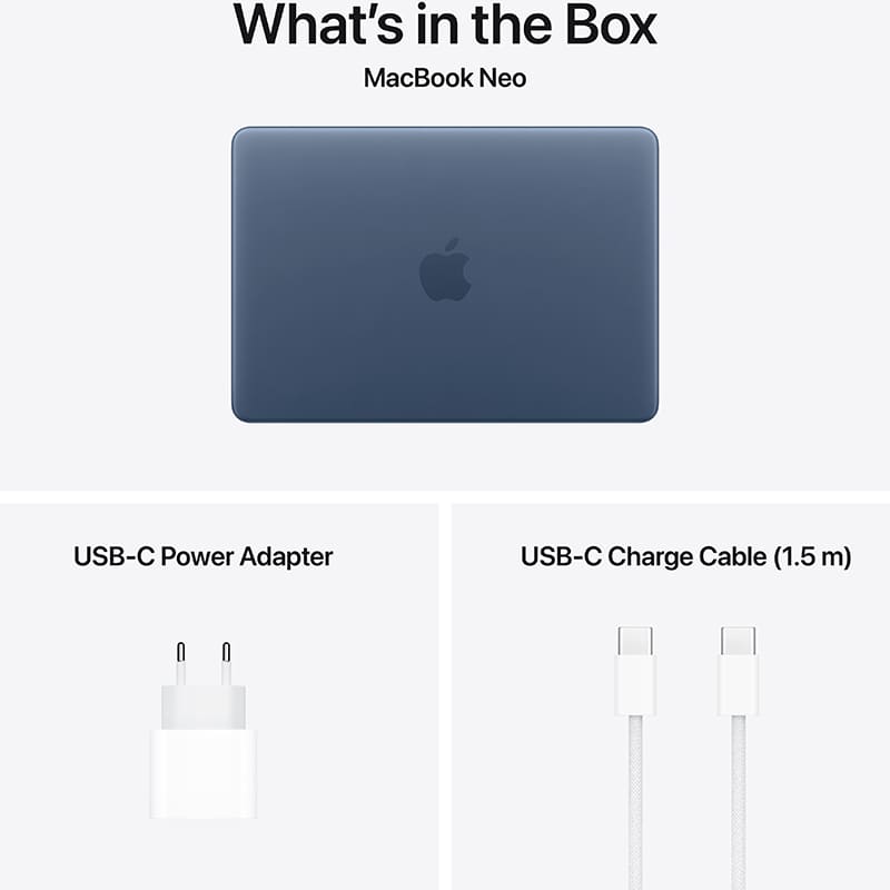 Изображение Ноутбук APPLE MacBook Neo 13' A18 Pro 8/256GB Indigo