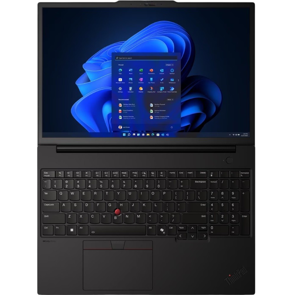 Внешний вид Ноутбук LENOVO ThinkPad P16s Gen 4 Black (21QV0003RA)