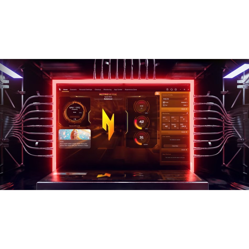 Фото 14 Ноутбук ACER Nitro 16S AI AN16S-61-R29L Black (NH.U06EU.002)