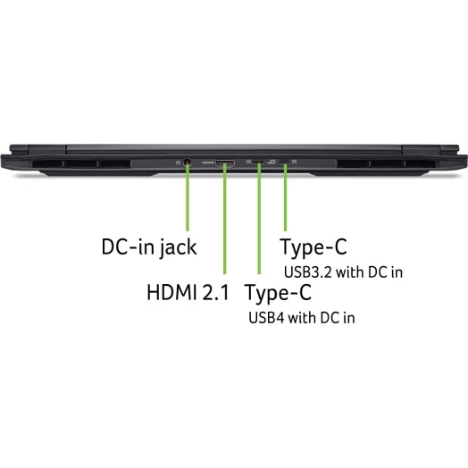 В інтернет магазині Ноутбук ACER Nitro 16S AI AN16S-61-R1WP Black (NH.QXVEU.002)