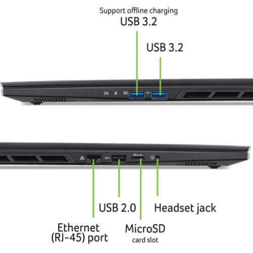 В Україні Ноутбук ACER Nitro 16S AI AN16S-61-R1WP Black (NH.QXVEU.002)