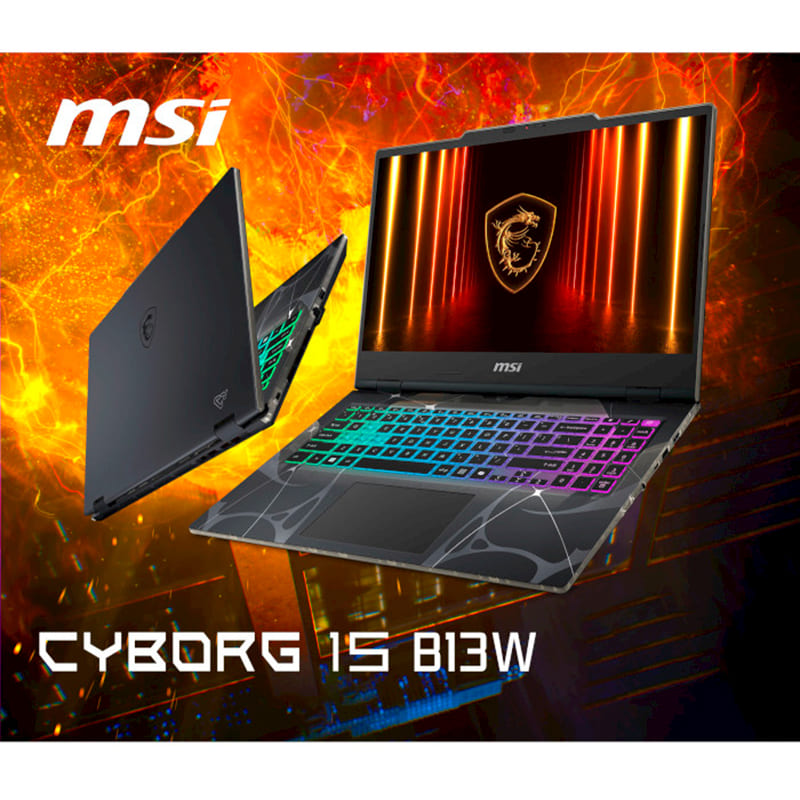 Фото 21 Ноутбук MSI Cyborg 15 B13WEKG-1011XUA Translucent Black (9S7-15Q342-1011)