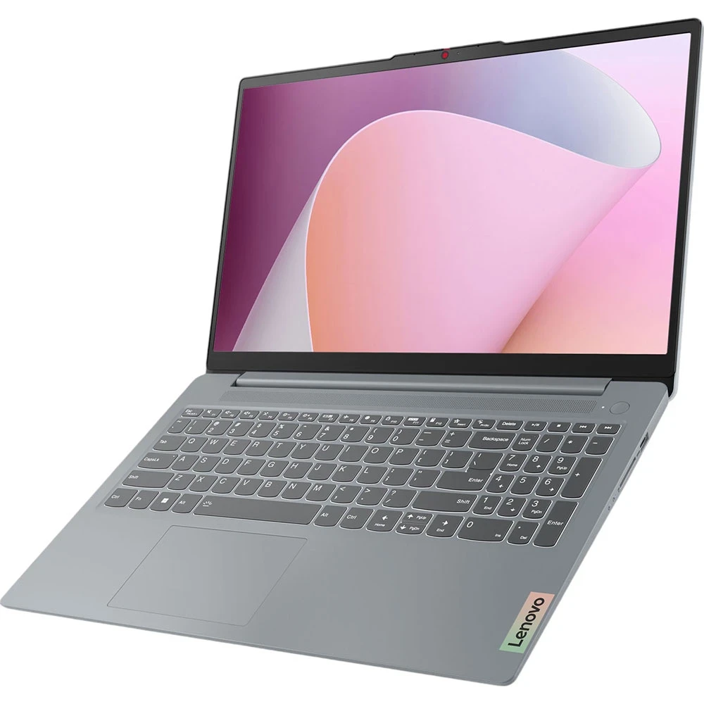 Зовнішній вигляд Ноутбук Lenovo IdeaPad Slim 3 15AMN8 Arctic Grey (82XQ0136RA)