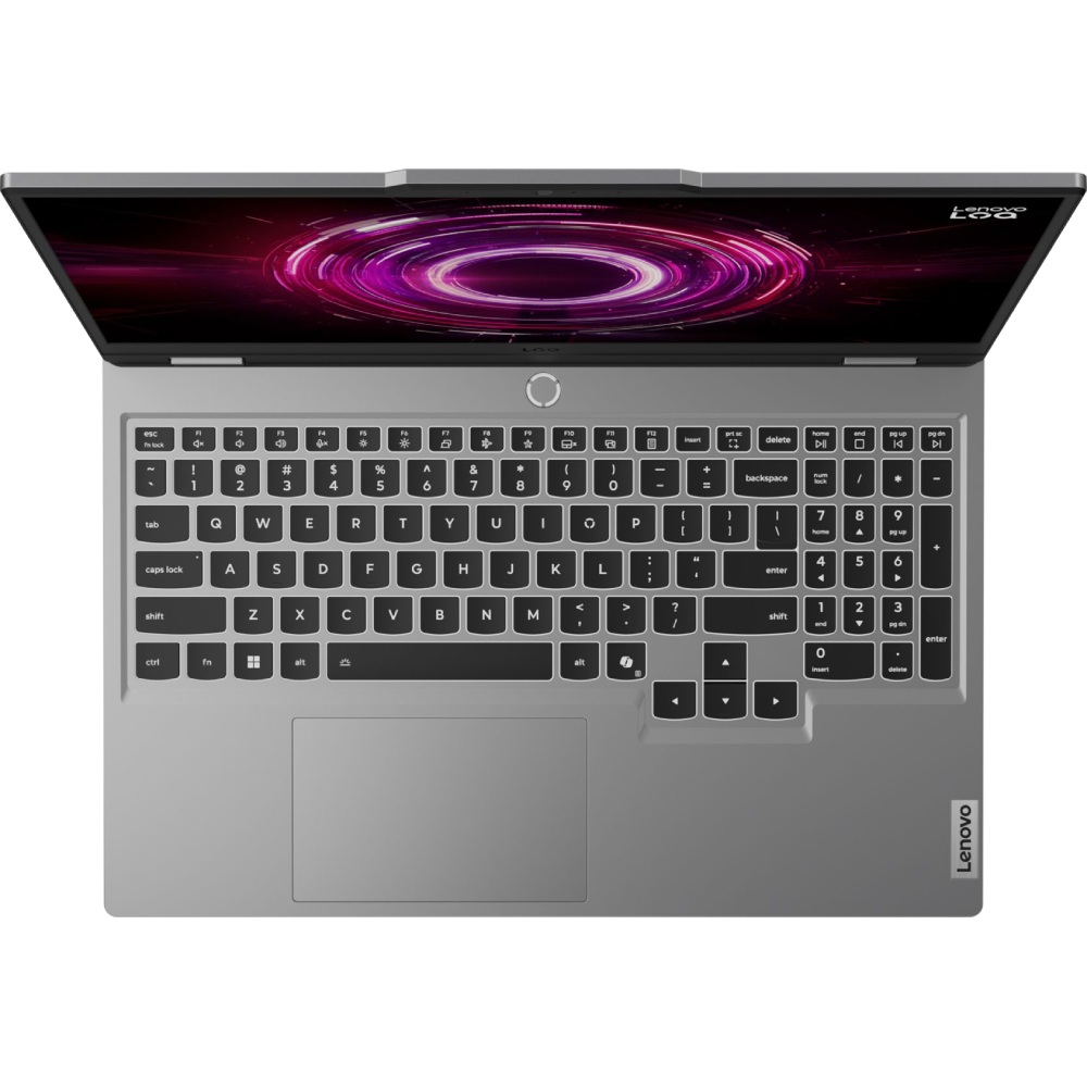 Зовнішній вигляд Ноутбук LENOVO LOQ 15AHP10 Luna Grey (83JG002LRA)