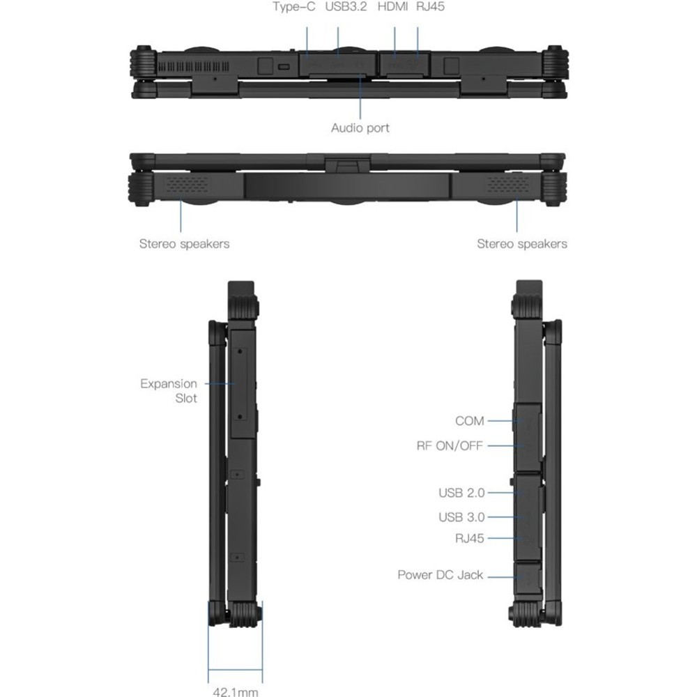 В интернет магазине Ноутбук VINGA Scout X14A Black (X14A-1235161024BWP)