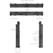Ноутбук VINGA Scout X14A Black (X14A-1235161024BWP)