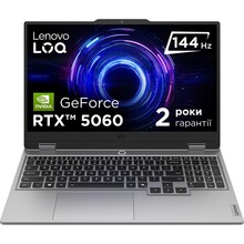 Ноутбук LENOVO LOQ 15IRX10 Luna Grey (83JE014JRA)