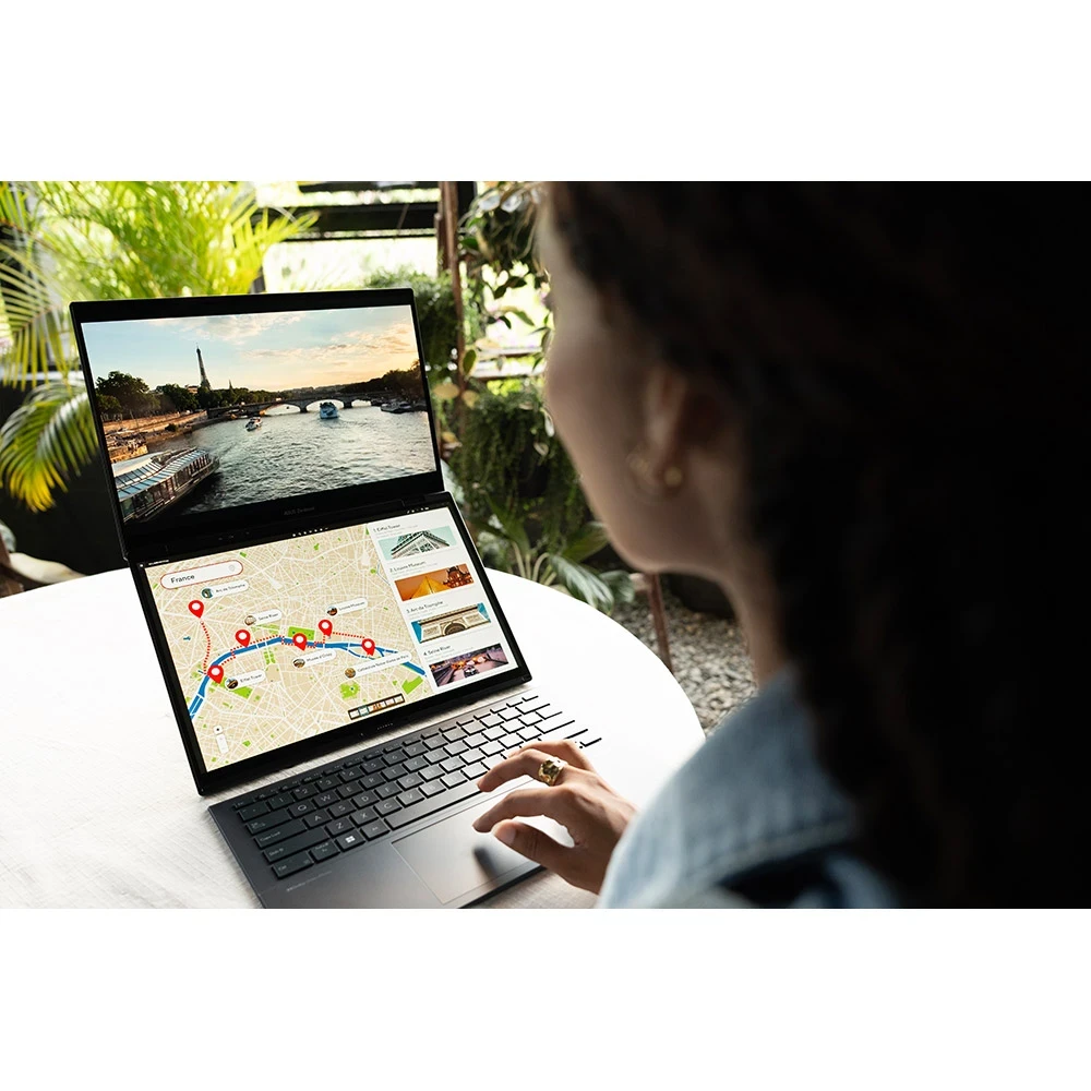 В інтернет магазині Ноутбук ASUS Zenbook Duo UX8406CA-QL047X Inkwell Gray (90NB14X1-M001P0)