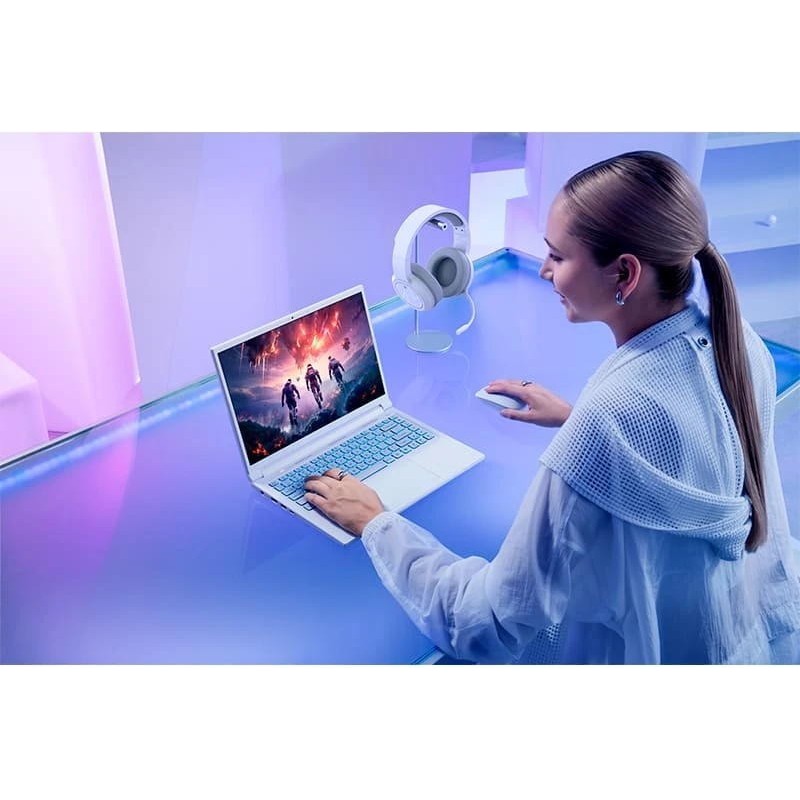 В Фокстрот Ноутбук ACER Nitro V 14 ANV14-61-R3WX Pearl White (NH.QU6EU.002)