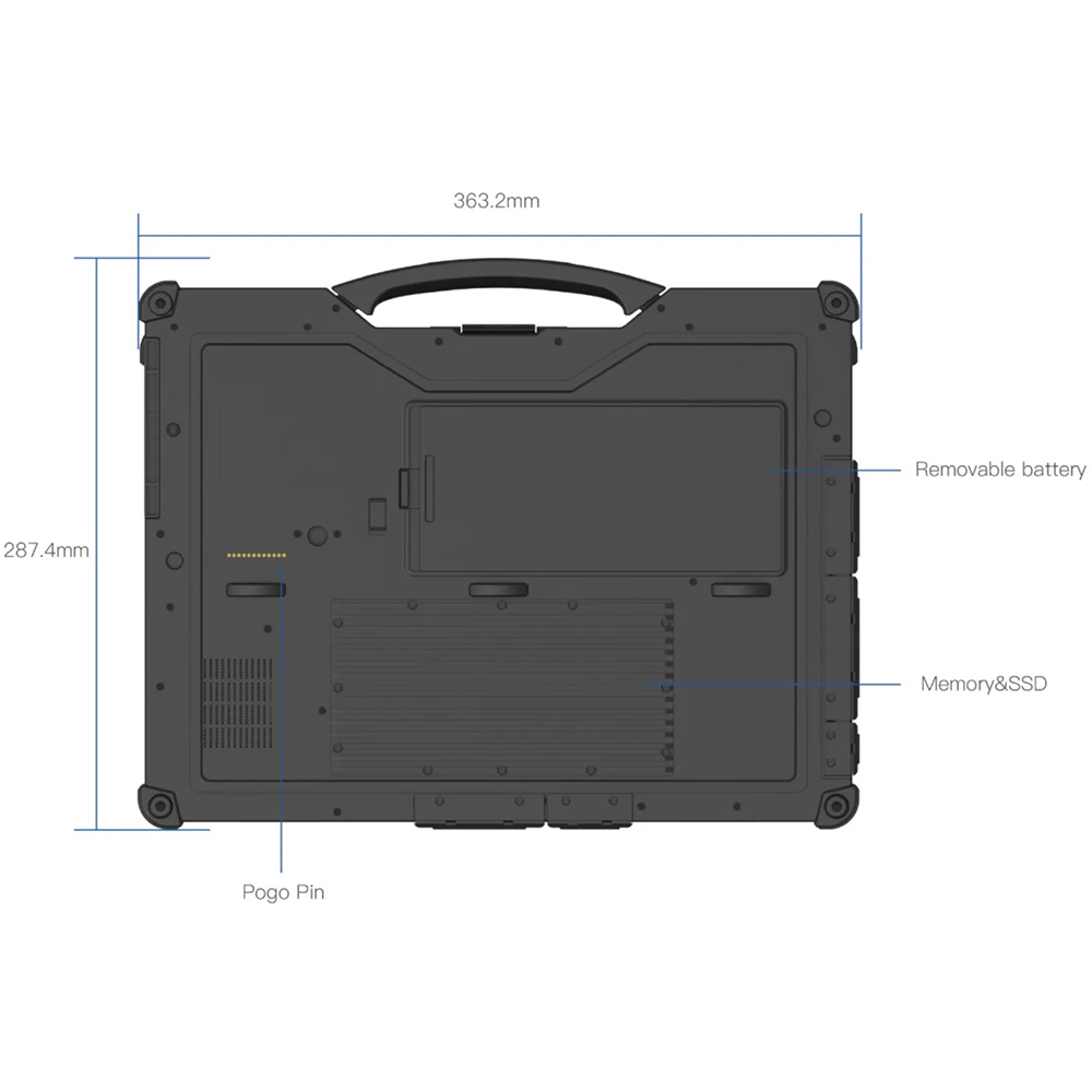 В інтернет магазині Ноутбук VINGA Scout X14M (X14M-155H321024BWP)