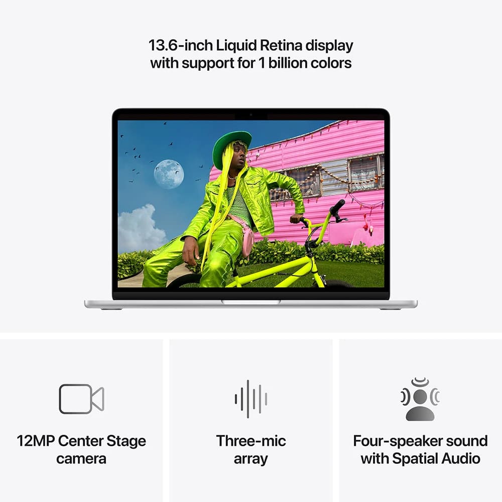 Ноутбук APPLE MacBook Air 13' M5 24/512GB Silver (Z1L0001U0) ᐉ