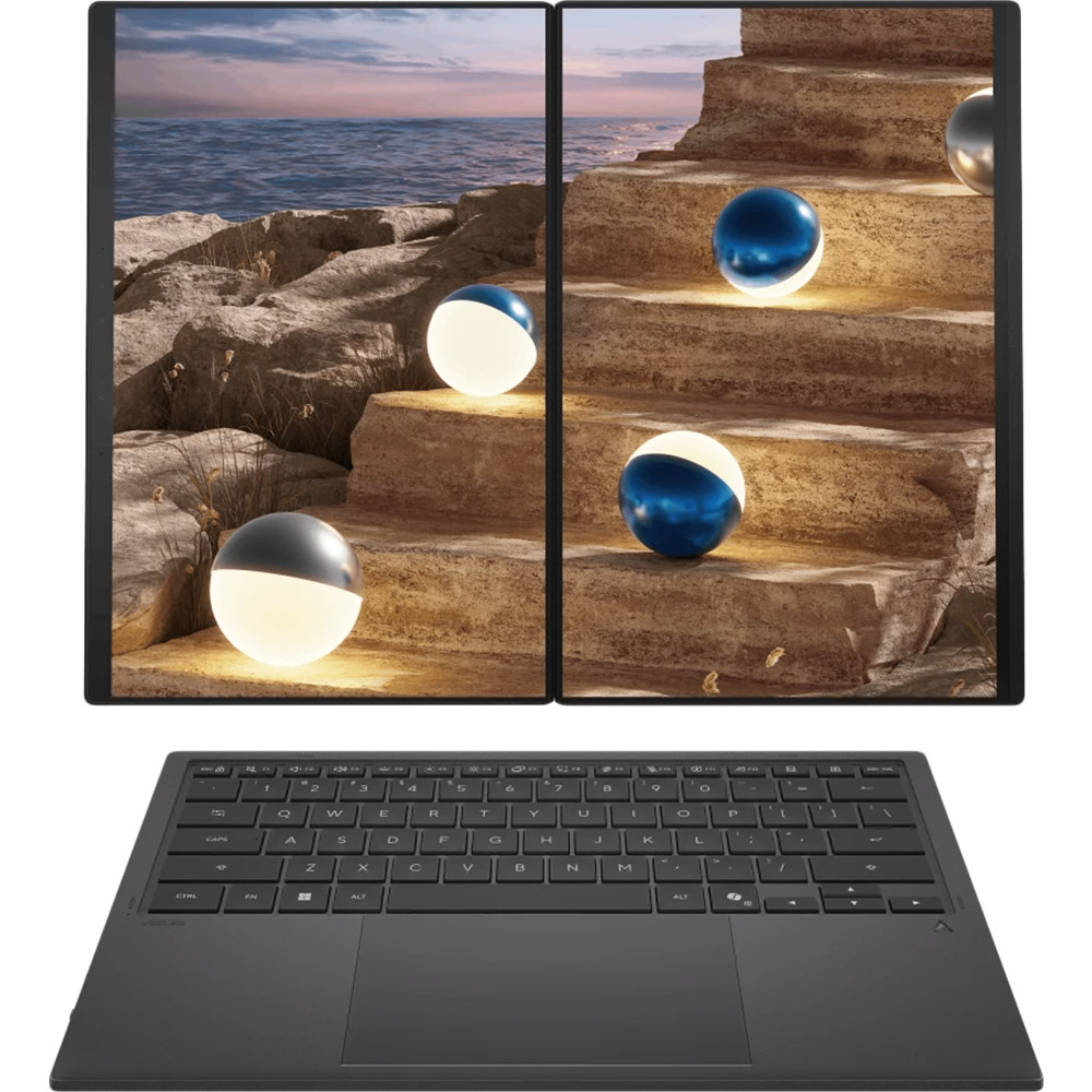 Ноутбук ASUS Zenbook DUO UX8407AA-SN216X Moher Gray (90NB16V1