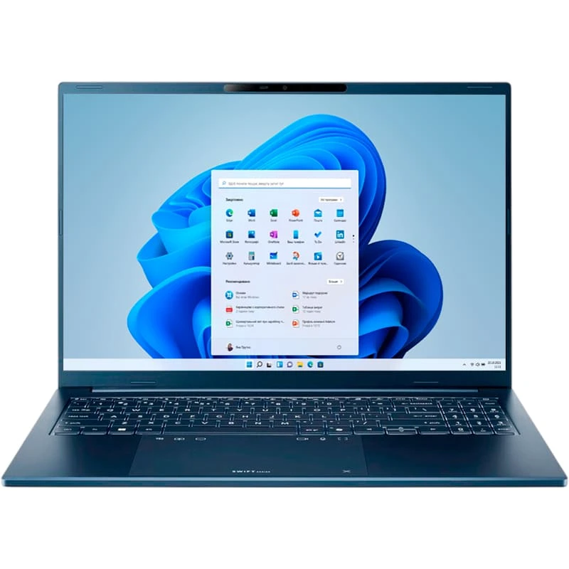 Ноутбук ACER Swift Go 16 AI SFG16-A71-R48W Steam Blue (NX.JX9EU
