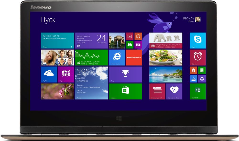 Ноутбук LENOVO IdeaPad Yoga 3 Pro Golden (80HE00J9UA)