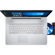 Ноутбук ASUS N752VX-GB156T Gray/Silver