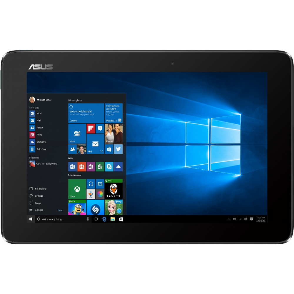 Ноутбук ASUS Transformer Book T100HA-FU031T Aqua Blue Разрешение дисплея 1280 x 800