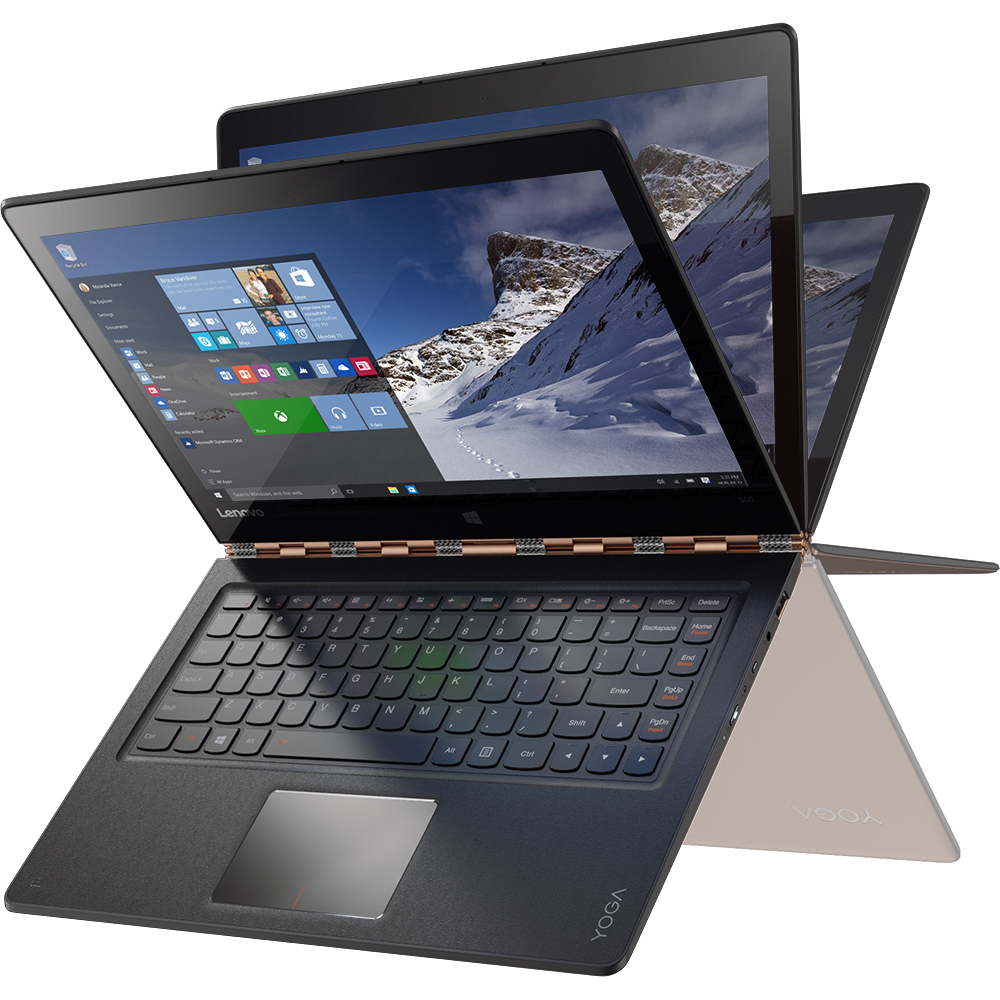 Зовнішній вигляд Ноутбук LENOVO YOGA900-13 gold (80UE007RUA)