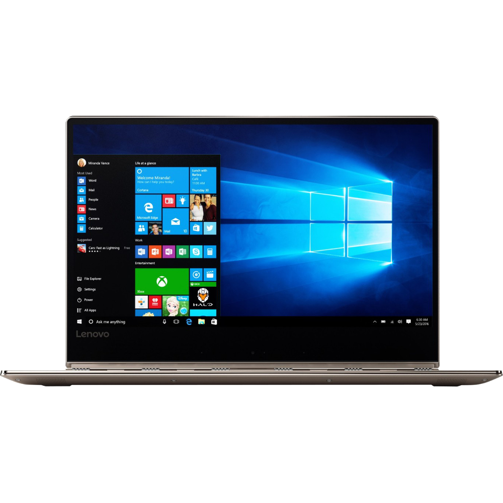 Ноутбук LENOVO IdeaPad YOGA 910-13 (80VF00DJRA) GOLD Диагональ дисплея 13.9