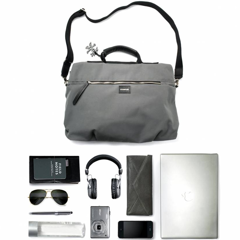 Сумка CRUMPLER Betty Blue Business 15" Gray (BEBB15-003) Материал натуральная кожа