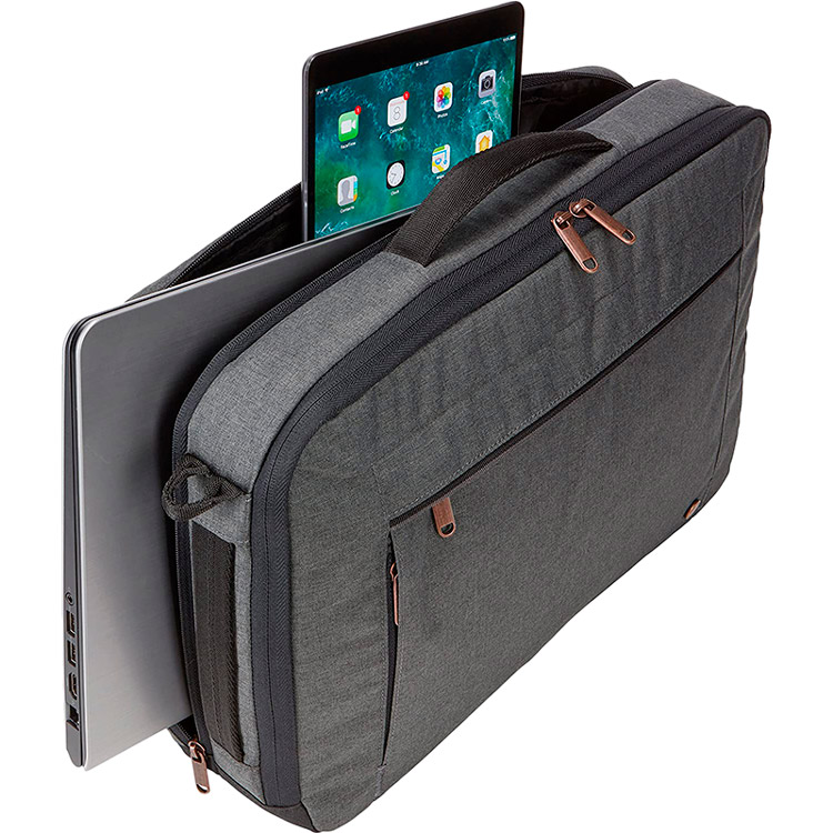 Фото Сумка для ноутбука CASE LOGIC Era Convertible Bag 15.6” ERACV-116 Obsidian (3203698)