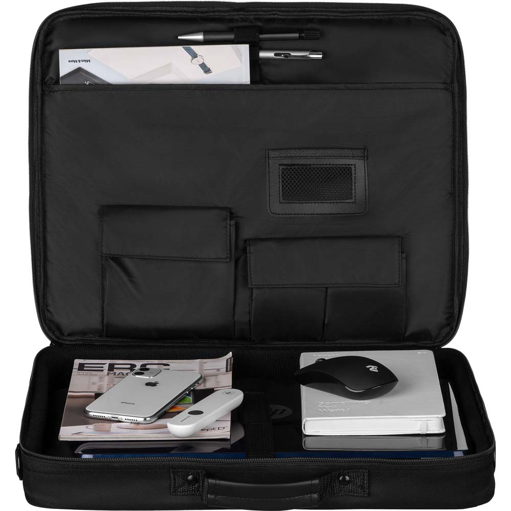 Фото Сумка для ноутбука 2E TopLoad Classic 17" Black (2E-CBT6817BK)