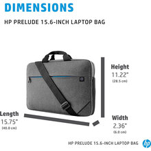 Сумка для ноутбука HP Prelude 15.6 Top Load Grey (2Z8P4AA)