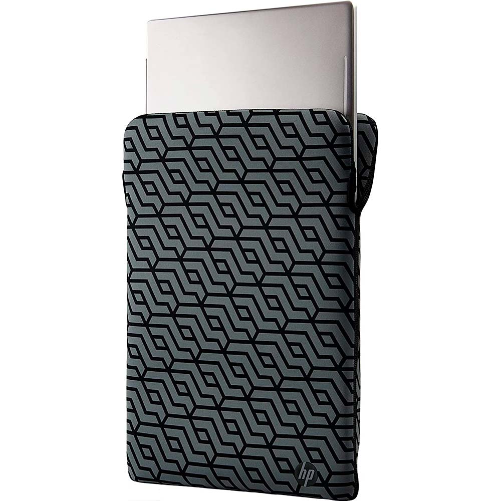 Внешний вид Чехол для ноутбука HP Reversible Protective Sleeve 15" Black/Geometry (2F2L0AA)