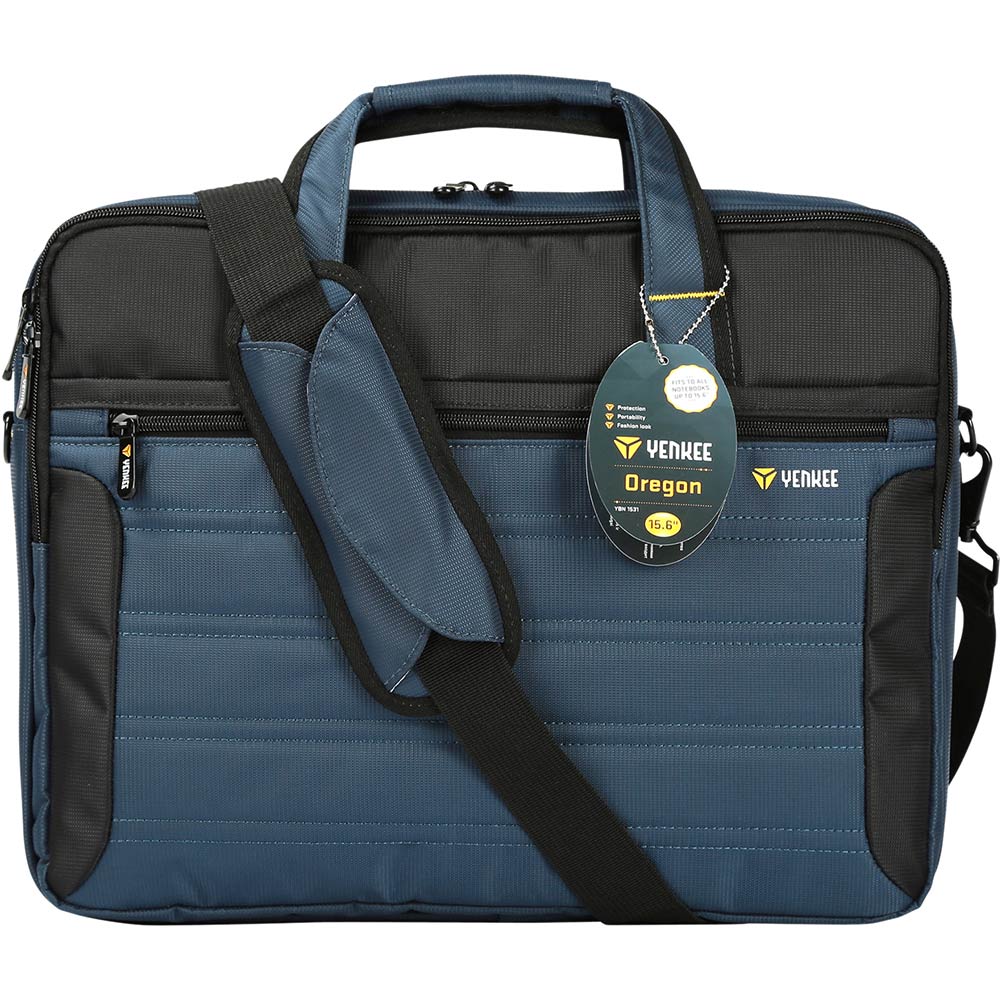 Сумка для ноутбука YENKEE Oregon YBN 1531 15.6" Blue/Black (45011054) Сумка для ноутбука YENKEE Oregon YBN 1531 15.6" Blue/Black (45011054)