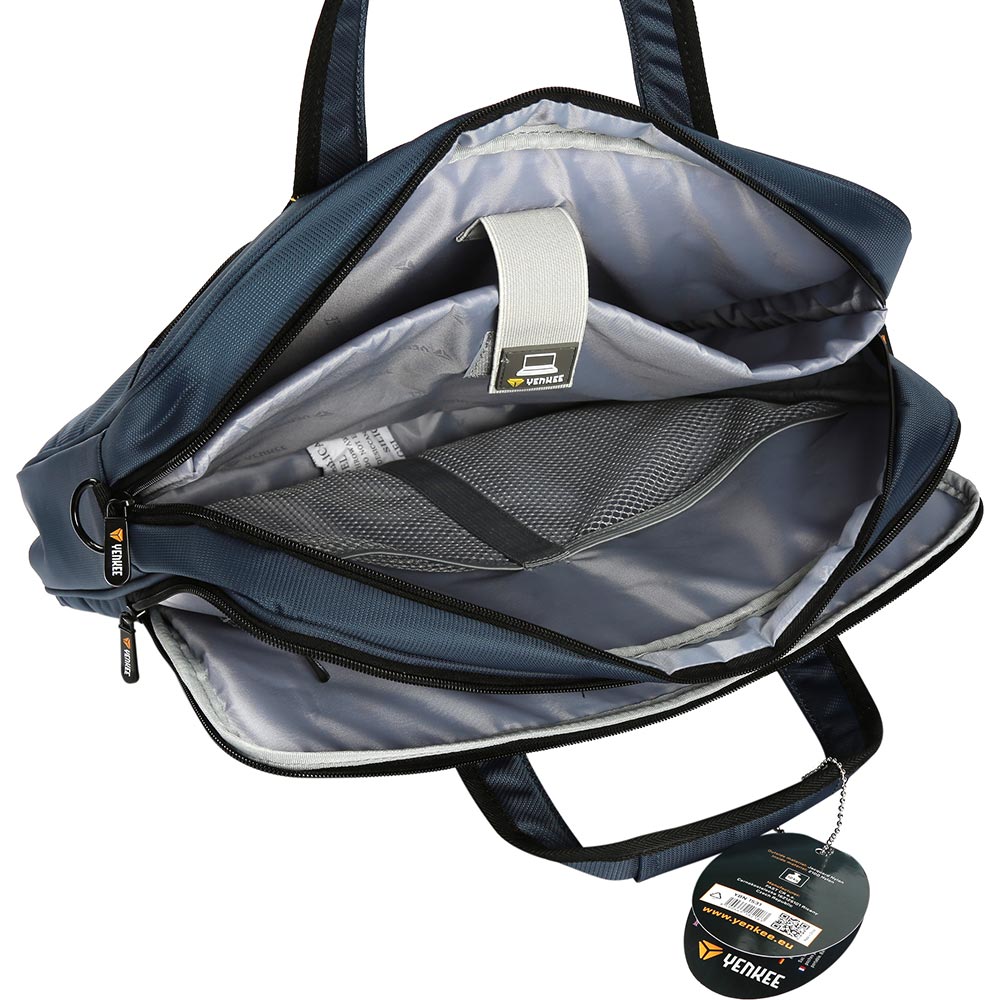 Фото Сумка для ноутбука YENKEE Oregon YBN 1531 15.6" Blue/Black (45011054)