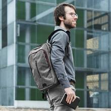 Сумка-рюкзак YENKEE Tarmac 3 в 1 Convertible YBB 1522GY 12L 15.6" Grey (45012156)