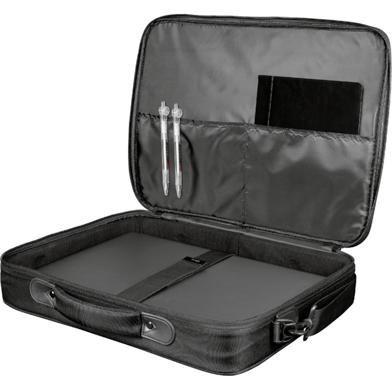 Сумка для ноутбука 15.6" TRUST Atlanta Eco Black (24189) Матеріал поліестер