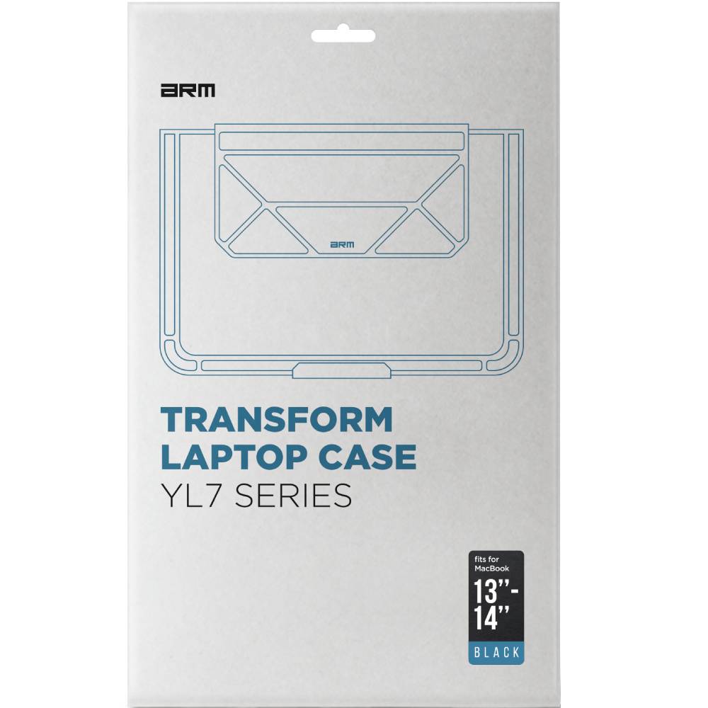 Чехол для ноутбука ARMORSTANDART Laptop Sleeve Stand YL7 14" Black (ARM69065) Диагональ экрана 13