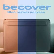 Чехол для ноутбука BECOVER ECO Leather для MacBook 16" Black (709697)