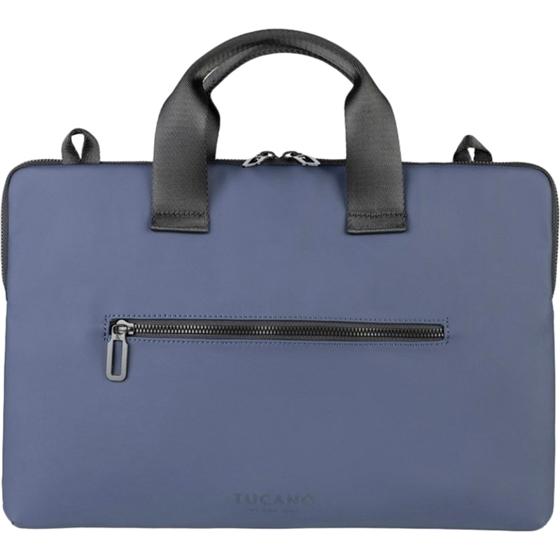 Зовнішній вигляд Сумка для ноутбука Tucano Gommo Super Slim 15"/16" Blue (BSGOM1516-B)